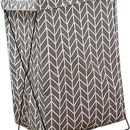 SECRET DESIRE Creations Foldable Laundry Basket Storage Organizer Container for Bathroom Dorm Travel GrayArrowCottonLinen|Home Decor|Figurines-image-56