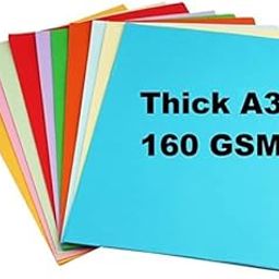 True-Ally 20 Sheets A3 Colored 160-180 Gsm Heavy Cardstoke Pastel Sheets Acrylic Art And Craft Paper Double Sided Colored Diy Craft Smooth Finish For Origami, Craft, Greeting Card Making (20)-picture-11