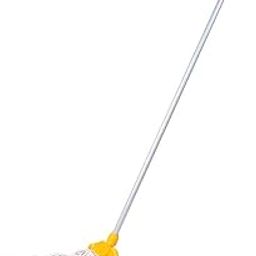HIC Heavy Duty Clip -N-fit Cotton Floor Mop with 100% Pure Cotton to Cover Large Cleaning Area at Home ,Office with Long and Sturdy Rust Proof Handle-17