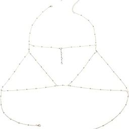 Ladies Body Chain Sexy Decoration Shiny Accessory for Beach Wife Lovers Gold-image-26