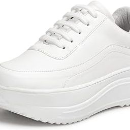 Women White Casual Stylish Sneakers-38