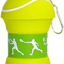 Enakshi (LABEL) Creations Foldable Water Bottle Kids Sports Water Bottle for Trekking Cycling Exercise-picture-21