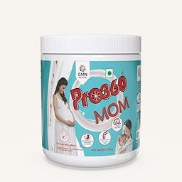 Pro360 MOM Maternal Nutrition Protein Powder for Pregnant Women and Lactating Mother during Pregnancy and Breastfeeding - Dry Fruits with Saffron Flavor 250G-image-36