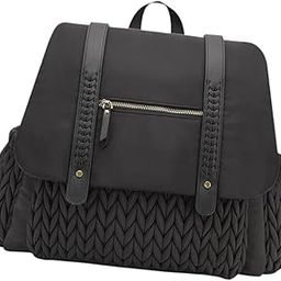 ATORSE Diaper Backpack Casual Daypack Organizer with Side Pocket Nappy Changing Bag Black|Baby|Diapering|Diaper Bags-image-18