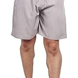 Men Cotton Solid Boxer Shorts Plus Sizes (in, Alpha, 5XL, Grey)-24