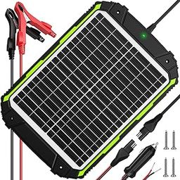 Sun Energise 20W 12V Solar Powered Battery Charger & Maintainer, Built-in Smart MPPT Charge Controller, Waterproof 20 Watt 12 Volt Solar Panel Trickle Charging Kits for Car Auto Boat RV Marine Trailer-9