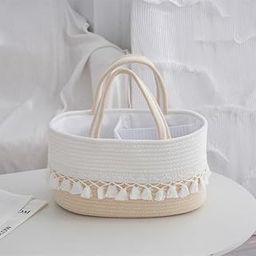 NKK PNP® Cotton-Diaper Baby Products Caddy|Baby Bags For Newborn|Diaper Caddy Bag Organizer Large Capacity(31 * 20 * 20Cm)|Nursery Storage Bin And Car Organizer For Diapers And Baby Wipes-1pc-27