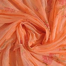 SKAB® Printed Polyester Luxurious Mosquito Net for King and Queen Size Bed /Double Bed - Machardani Protection for Bed, Room, Adults, Family ( Orange )-14