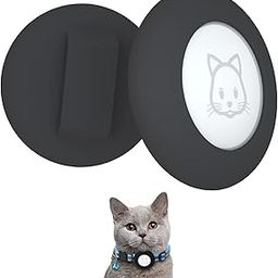 SimpleThings 2022 Airtag Cat Collar Holder,Small Air Tag Cat Collar Holder Compatible With Apple Airtag Gps Tracker,2Pack Waterproof Case Cover For Cat Dog Pet Collar Within 3/8 Inch(2 Black)-image-39