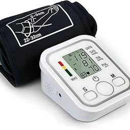 EKANTIK Blood Pressure Monitor Manual Bp Machine Arm Cuff Digital For Home Rechargeable, White-27