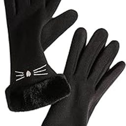 ATORSE Velvet Warm Gloves Non-Slip Simple Windproof for Outdoor Gym Mountaineering N703 Black-image-28