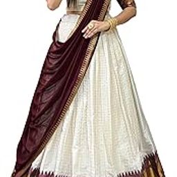 Poly Cotton Chex With Zari Weaving Work Lehenga choli-image-50
