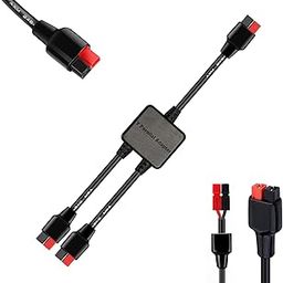 KarlKers Anderson Y Parallel Combiner Cable with Reverse Current Protection Anderson Powerpole Connector Charge Portable Power Station-10