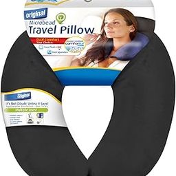 Microbead Travel Neck Pillow - Black-image-51