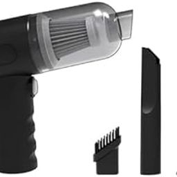 3-in-1 Portable Car Vacuum Cleaner, HEPA Filter, Suction Nozzle, Cleaning Brush, Blow Function, Black-image-71