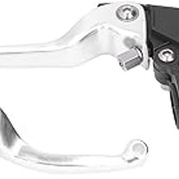 Handlebar, No Trachoma Stomata Folding 1 Set Good Flatness High Hardness Brake Levers Practical for Motorcycle Refitting(Set of Silver)-image-40