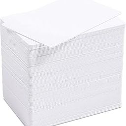 White Blank Inkjet PVC Cards for Canon PIXMA G2000, G2010, G3000, G3010, G4000, G4010 Inkjet Printer for GATE Pass, ADHAR Card, School/College ID Card (Pack 400 Card) 400 GSM-31