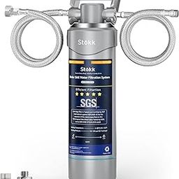 Stokk Under Sink Water Filter, 26000 Gallons, Reduces Chlorine, Bad Taste & Odor, Under Conter Water Filter Systems Direct Connect to Kitchen Faucet, NSF/ANSI 42&53&372-image-13