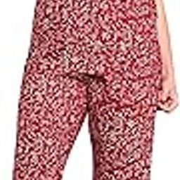 Maroon Floral Printed Night Suit Pajama Set-image-22