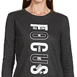 Cotton Women Typographic Printed Round Neck Crew Neck Sweatshirt-image-87
