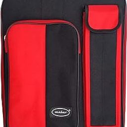 M-Studio MS P20 PRO OCTAPAD Cover Carry Bag with Padding and Back Shoulder Straps (Padded Cover bag (Red & Black))-32