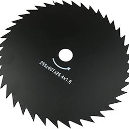 40T Heavy Duty Black Iron Wood and Grass Cutting Blade: Versatile Brush Cutter and Lawn Mower Accessory"-61