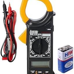 SHB Ac Dc Digital Clamp Multimeter Auto Ranging Amp Current Voltage Measurement Device, Ammeter Tong Tester Meter with Accuracy-image-8