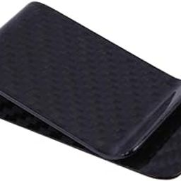 Slim Carbon Fiber Money Clip Matte Black Credit Card Holder Wallet Organizer-picture-12
