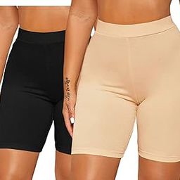 Women's High Waisted Spandex Shorts for Gym, Running, Workout, Athletic, Cycling Tummy Control Short-image-1