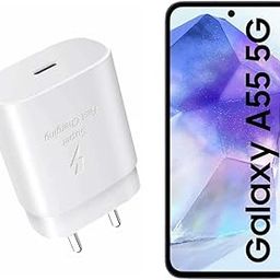 MAK 25W Charger for Samsung Galaxy A55 5G Type C Charger Adapter Compatible with Galaxy A55 5G Charger, 25 Watt USB Type C to C Pd Charging Adapter C Type, White-21