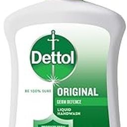 Dettol Liquid Handwash Dispenser Bottle Pump - Original Hand Wash- 200ml | Germ Defence Formula | 10x Better Germ Protection-15