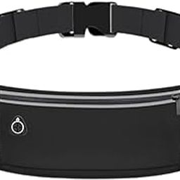 THE STYLE SUTRA® Running Belt Fanny Pack Adjustable Belt Waistband Bag for Jogging Gym Hiking Black-image-64