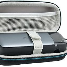 Baomaeyea Carry Case for Anker Power Bank 737 (PowerCore 24K), EVA Hard Travel Bag Box Compatible with Anker 737 Powerbank & Accessories (Black+Blue)-image-3