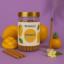 BhayaJi 4 Inch Calming Aroma Mango Dhoop Sticks (100 Grams) with Stand Incense for Spiritual Rituals & Soothing Long-Lasting Ambiance for Home, Prayer, Yoga-image-46