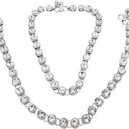 Classic One String White Stone Silver Plated Anklet with Ghungroo for Women & Girls-image-12