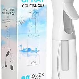 SOKT Refillable Empty Mist Water Spray Bottle for Taming Hair in Morning, Hairstyling, Plants, Pets-image-37