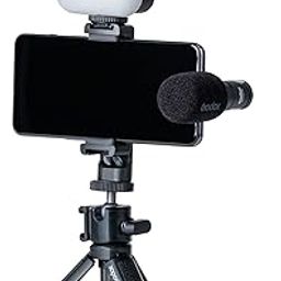 Godox VK3 UC Vlogging Kit for Android Smartphone Users, Youtubers, Vloggers, Kit Contains:- (RGB Light, Diffuser, Mic, Windshield, Phone Clamp and Mini Tripod)-picture-15