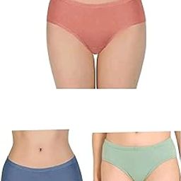 (Pack of 3-Random Colour) Ladies Panties/Boyshort with English Colours-picture-48