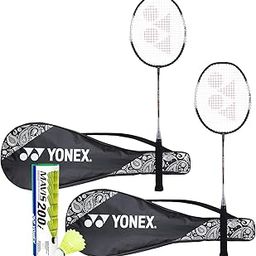 Yonex ZR 100L M200I Aluminum Strung Badminton Racquet (Black) with Full Cover-19