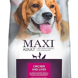 Maxi Adult Dry Dog Food, Chicken and Liver, 20 kg Pack-picture-12