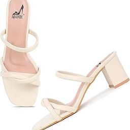 Comfy Stylish Strapy Open Toe Slip-On Sandals for Women, Block Heels-image-84