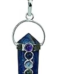 Charged Energized Double Terminated Pendant with Metal Chain | Crystal Stone Double Terminated Pendant for Women and Men-image-48