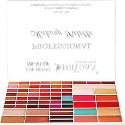 Shryoan The Royal MI-NT | Professional Makeup Kit with 46 Eyeshadows, 2 Compacts, 4 Concealers, 4 Highlighters, 4 Blushers, and 4 Contours - Full Coverage, Multi-Colored Palette for Everyday and Professional Use-19