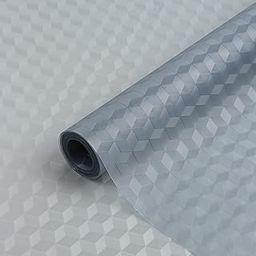 Niwlix (45 cm x 3 M Roll) Anti Slip Kitchen Cabinet Drawer Shelf Mat Liner Sheets Shelf Liners for Kitchen Shelves, Cupboard Sheets,Fridge Mats, Super Strong EVA, Water Resistant (Grey)-8