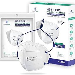 N95 Non-Woven Fabric Reuseable Face Mask (White, Without Valve, Pack of 3) for Unisex-10