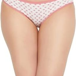 Women's Cotton Blend Polka Dots Bikini Style Underwear-image-63