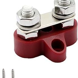 ATORSE Car Boat 48V Red Terminal Studs Heavy-Duty With Screw Wires Connected (M8)-32