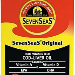 SEVEN SEAS ORIGINAL - Bottle of 100 Cod Liver Oil Capsules-7