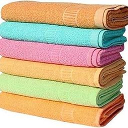 N G PRODUCTS 100% Cotton Ultra Soft, Super Absorbent, Antibacterial face Towel Set, 200 GSM, Size- 12 * 18 inch (Multicolor)- Pack of 6-image-14