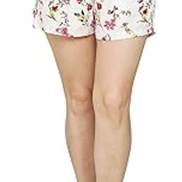 Poly Crepe Floral Print Shorts-image-22